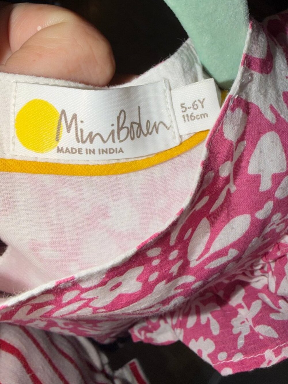 Mini Boden Girls' Floral Dress 5-6Y - Picture 2 of 5